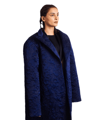 "HER MAJESTY" QUILTED LONG COAT