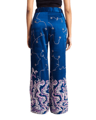 "TILLA" SILK TROUSERS