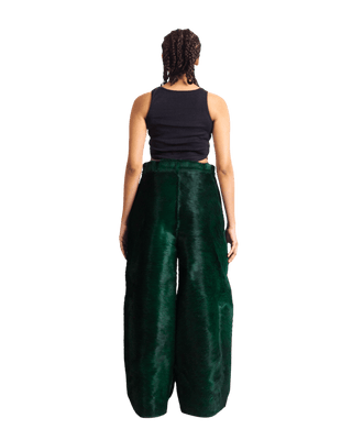 "EMBER RELIC" LEATHER TROUSERS