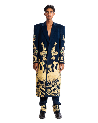 "GOLDEN PEACOCK" LONG COAT