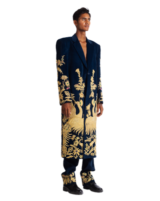 "GOLDEN PEACOCK" LONG COAT