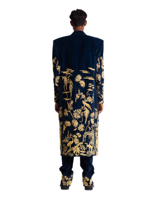 "GOLDEN PEACOCK" LONG COAT