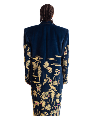 "GOLDEN PEACOCK" LONG COAT