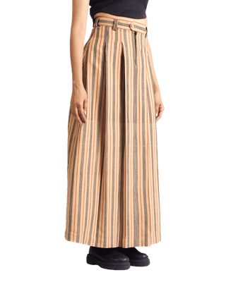 "SUNSET STRIPES" MAXI SKIRT