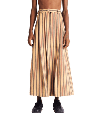 "SUNSET STRIPES" MAXI SKIRT