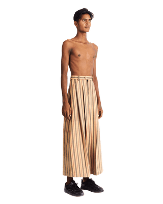 "SUNSET STRIPES" MAXI SKIRT