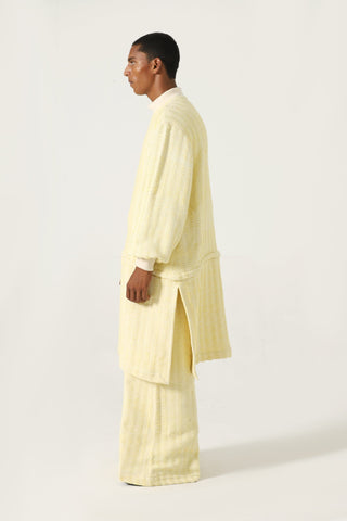 HANDWOVEN DETACHABLE LONG SHIRT