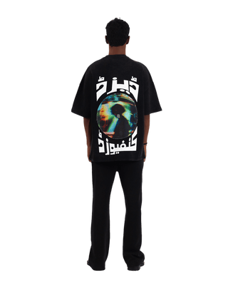 "Dazed Confusion" Oversized Cotton T-Shirt