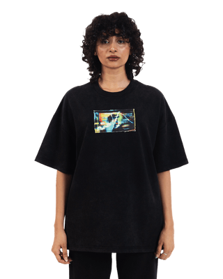 "Dazed Confusion" Oversized Cotton T-Shirt