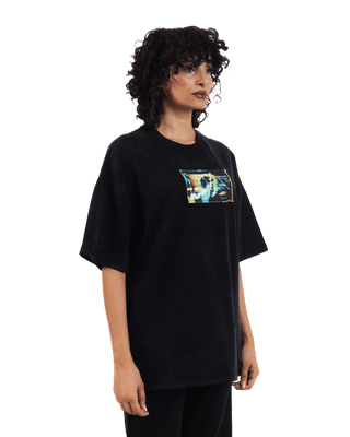 "Dazed Confusion" Oversized Cotton T-Shirt