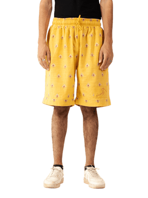 Aurelion embroidered khaddar shorts