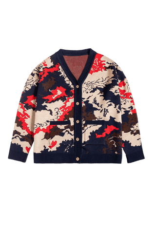 "ETERNAL SUNSHINE" JACQUARD CARDIGAN