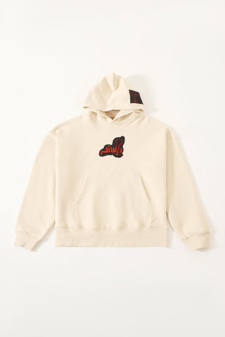 "Subcontinent" beige hoodie