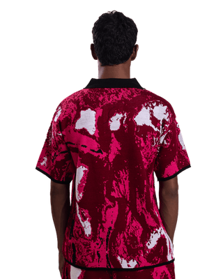 "RADIANT TIDE" JACQUARD POLO