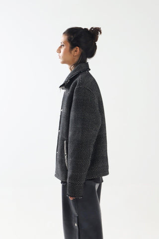 HANDWOVEN DOT JACKET - Rastah