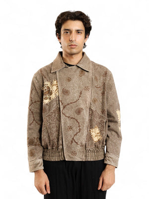 "95" traveler’s embrace denim jacket