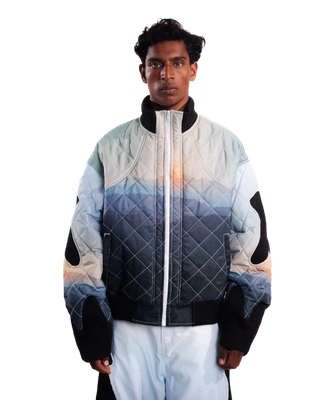 "MILLERS PLANET" QUILTED JACKET