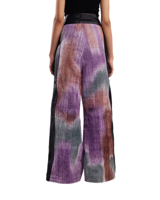 "FIREHOUSE" HANDWOVEN HIGH WAISTED TROUSERS