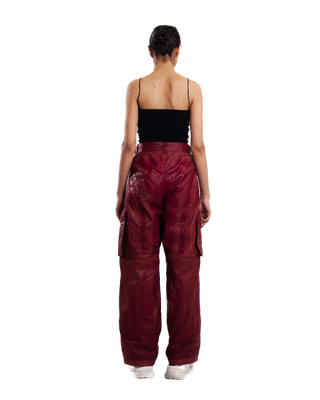 RELAXED LEATHER TROUSERS