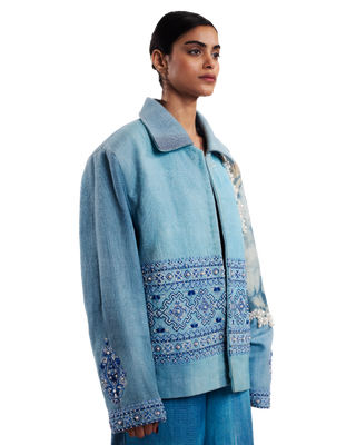 "LAHORI LOVER" HAND EMBROIDERED JACKET