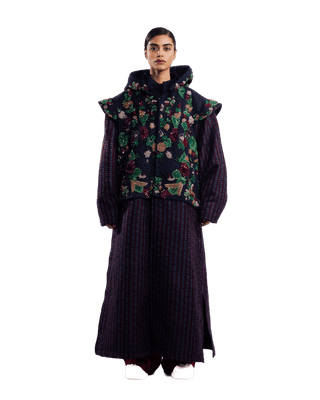 "LAHORE TO SOHO" HAND EMBROIDERED LONG COAT