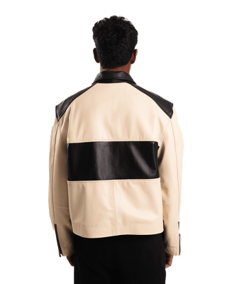 "95" TWO TONE LEATHER JACKET