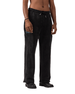 BLACK ACID WASH SWEATPANTS (V4)