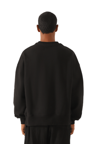 black logo sweatshirt (v1)