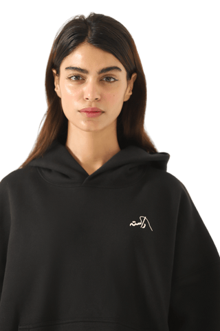 black logo hoodie (v1)