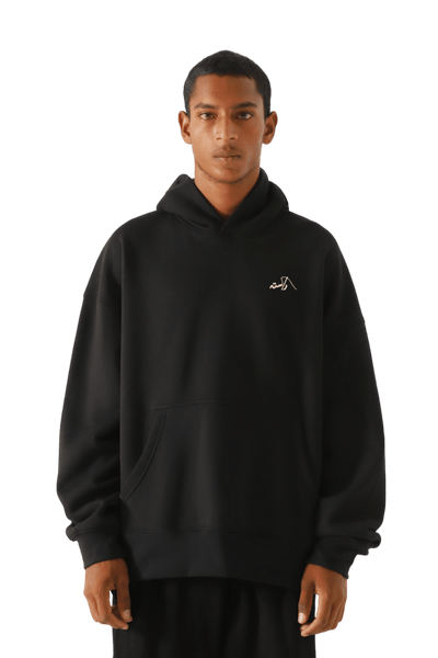 black logo hoodie (v1) – Rastah