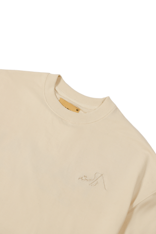 EMBROIDERED BEIGE MADE IN PAK T-SHIRT (v2)