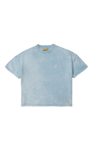 SKY BLUE MADE IN PAK T-SHIRT (v2) (ACID WASH)