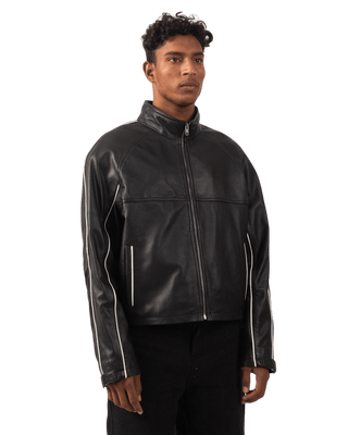 CLASSIC LEATHER BIKER JEACKET