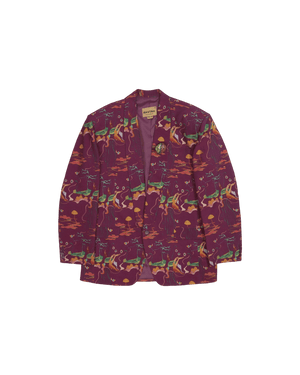 "Neon odyssey" blazer