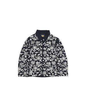"Pearls of winter" wool jacket