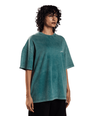 WASHED TEAL MADE IN PAK T-SHIRT (v2)