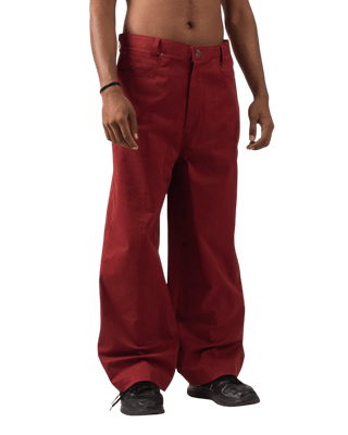 SCARLET TWILL PANTS