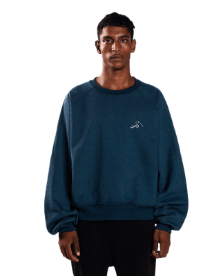 DARK TEAL MADE IN PAK SWEATSHIRT v2 Rastah