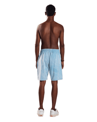 SKY BLUE LOGO SHORTS