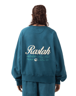 DARK CYAN MADE IN PAK SWEATSHIRT (V4)