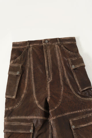 "Bowery nights" leather pants