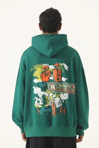 "91 in the bronx" sea green hoodie