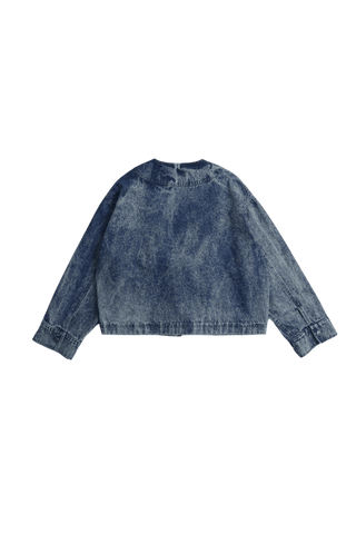 BLUE ACID WASH DENIM KIMONO