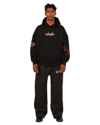 "MOLTEN" BLACK HOODIE