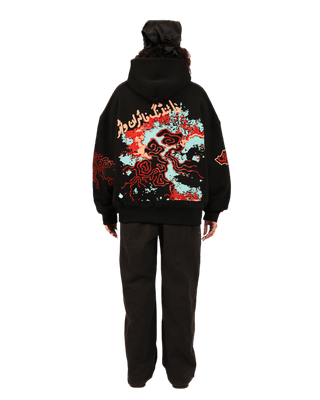 "MOLTEN" BLACK HOODIE