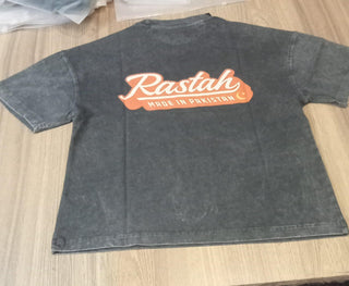 Azure Acid Wash Made in Pak T-Shirt (V6)