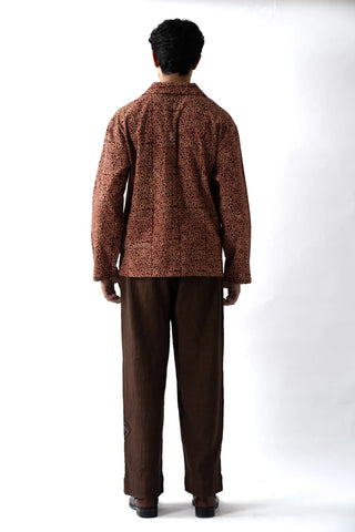 Crimson Ajrak Shirt