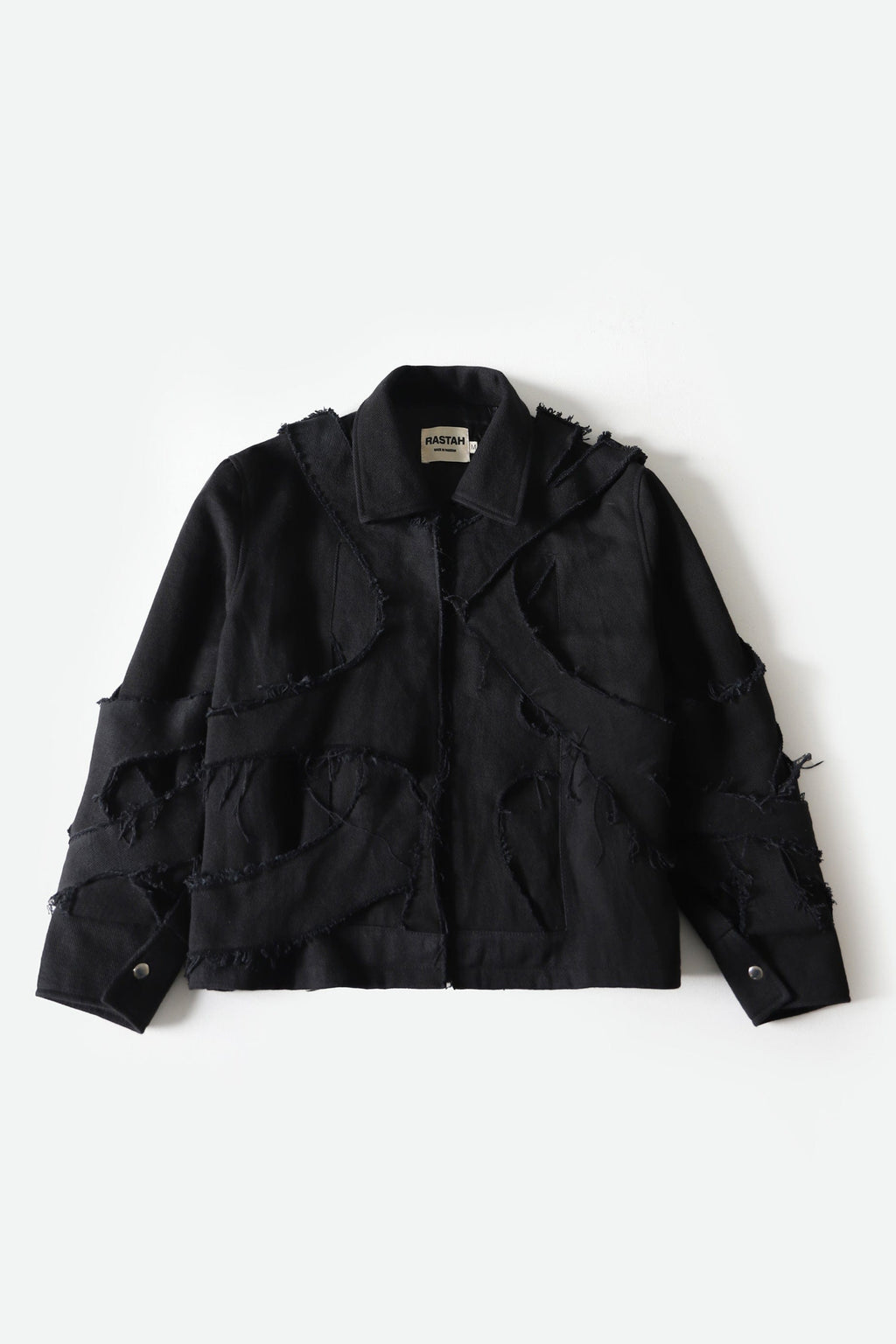 Handwoven denim strap jacket – Rastah