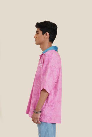 Panel Distorted Dye Shirt - Rastah