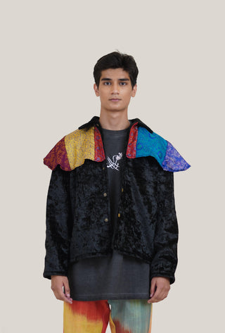 Banarsi Applique Velvet Jacket - Rastah